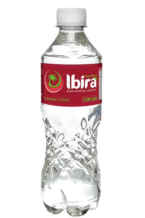 Garrafa de 510 mL com gás